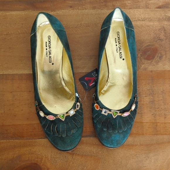 FINAL SALE 🆕🌿GIORGIO GALASSI SUEDE PUMPS🌿 - Picture 7 of 12